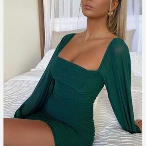 NWT green homecoming dress